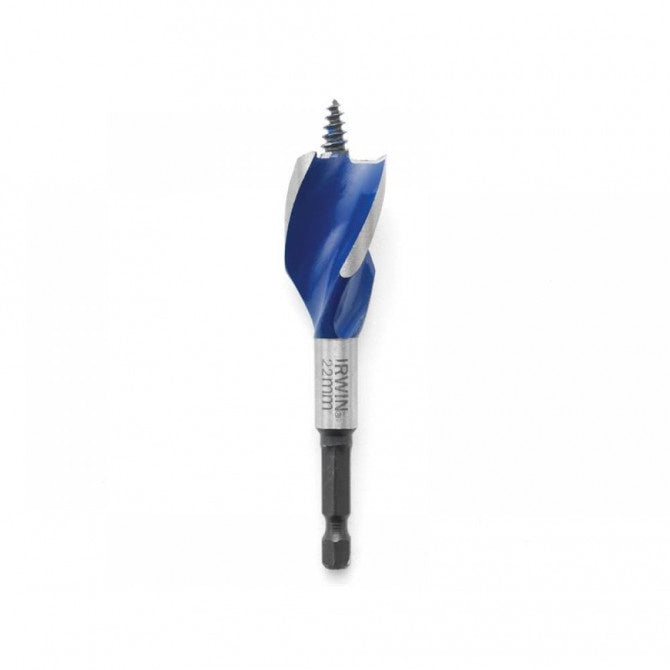 Irwin 1921994 Blue Groove 6X Stubby Wood Bit 22 x 100mm