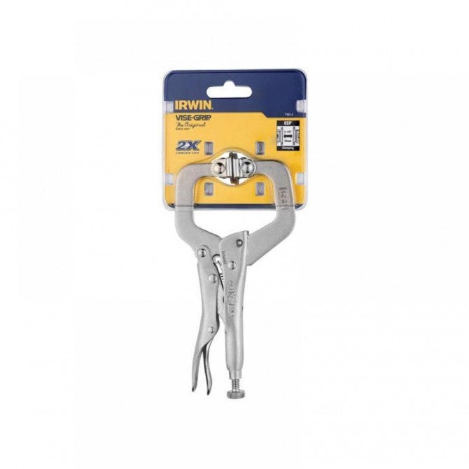 Visegrip VIS6SP Locking C Clamp 6in - Swivel Pad