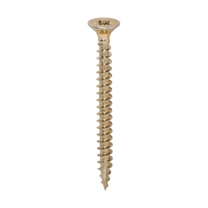 Timco 4.5 x 50mm Classic Multi-Purpose Screws Countsunk Head Yellow (200/Box) 45050CLAF
