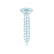 Timco 8 x 1" Twin Threaded Woodscrews Countsunk Head Zinc (200/Box) 00081CWZ