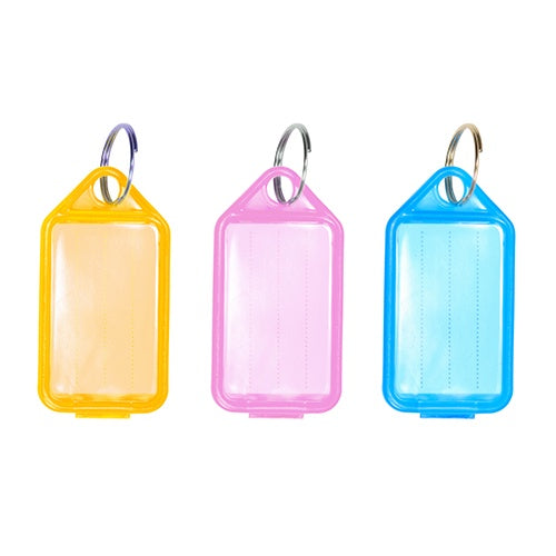 Timco Coloured Key Tags Mixed Colours KEYTAGP