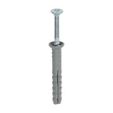 Timco 6.0 x 40mm Nylon Hammer Fixing PZ Zinc Tough Durable Nylon Plug 60040HF