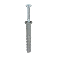 Timco 6.0 x 40mm Nylon Hammer Fixing PZ Zinc Tough Durable Nylon Plug 60040HF