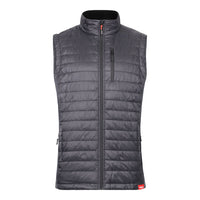 Timco Padded Bodywarmer Grey/Black Front zip Soft Line Collar Large PB1101L