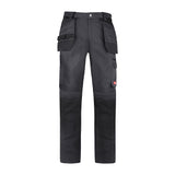 Timco W34 L32 Workman Multi-Purpose Work Trousers Grey/Black WTGBK3432