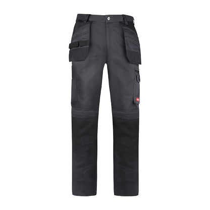 Timco W36 L32 Workman Multi-Purpose Work Trousers Grey/Black WTGBK3632