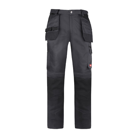 Timco W32 L30 Workman Multi-Purpose Work Trousers Grey/Black WTGBK3230