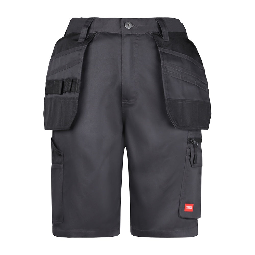 Timco W34 Workman Multi-purpose work Shorts Grey/Black WSGBK34
