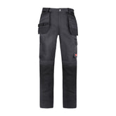 Timco W36 L30 Workman Multi-Purpose Work Trousers Grey/Black WTGBK3630