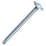 Timco 4.8 x 50mm Baypole Screws Wafer Flange Head Self Tapping  (200/Box) 290Z