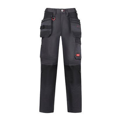 Timco W40 L32 Craftsman Trousers Heavy Duty 4-way Grey/Black CTGBK4032