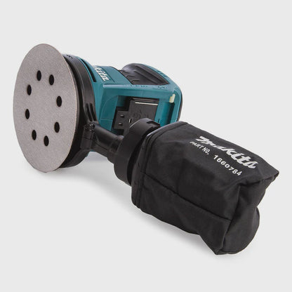 Makita DBO180Z 18V 125mm Random Orbit Sander with Makpac Type 3 Case
