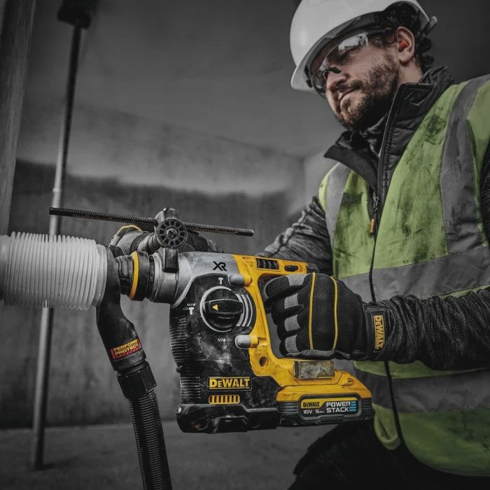 Dewalt DCH273N 18V Brushless SDS+ Rotary Hammer Drill with 4 Piece Chisel Set