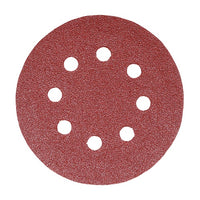Timco 150mm Random Orbital Sanding Discs 80 Grit Red 231080
