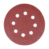 Timco 150mm Random Orbital Sanding Discs 80 Grit Red 231080