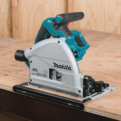 Makita DSP600TJ 36V Brushless Plunge Saw 2 x 5.0Ah Batteries & Accessories Set
