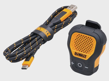 DEWALT DWT1901148 Telecoms Jobsite Pro Wearable Speaker XMS25SPEAKER