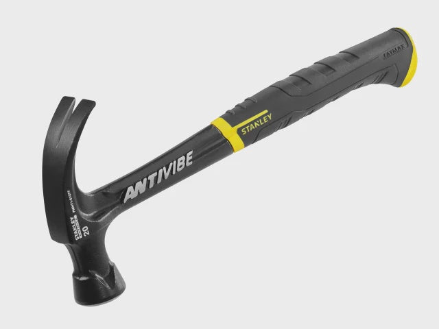 Stanley 570g(20oz) FatMax® AntiVibe All Steel Curved Claw Hammer STA151277