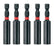 Milwaukee 60mm Shockwave Magnetic Bit Holder 4932472063 Pack of 5