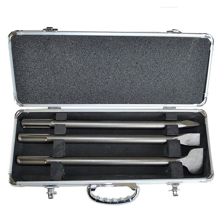 Makita D-40543 SDS-MAX Chisel Set 3 Pieces 400mm Long In Metal Case
