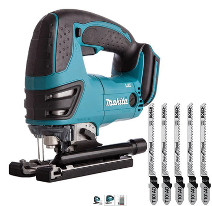Makita DJV180Z 18V Cordless Jigsaw With T101AO 5 x Blades For Wood