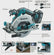 Makita DHS680Z 18V Brushless Circular Saw 165mm Body Only + Guide Rail & Adapter