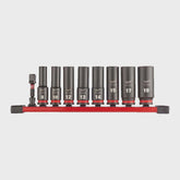 Milwaukee 3/8" Shockwave Deep Impact Socket Set 9 Piece 4932480455