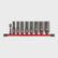 Milwaukee 3/8" Shockwave Deep Impact Socket Set 9 Piece 4932480455