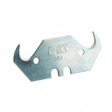 OX Pro 20mm Hooked Knife Blade with Dispenser 1" 10 Piece OX-P222510
