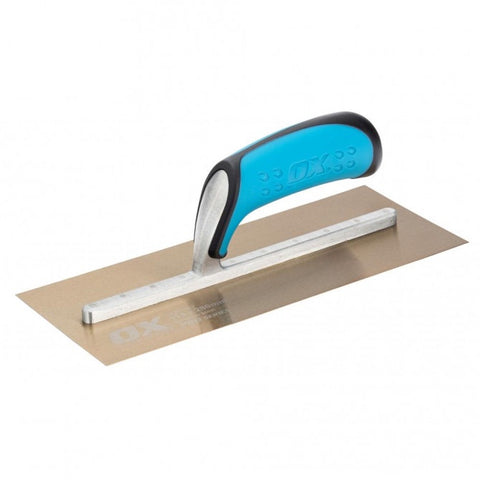 OX Tools P011011 Pro Stainless Steel Plasterers Trowel 120 x 280mm OX-P011011