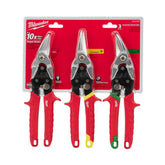 Milwaukee 4932499020  Metal Snips Triple Pack Left Right and Straight Cut