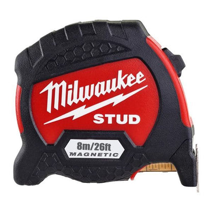 Milwaukee 8m 26ft Stud Gen2 Magnetic Measure Tape 4932471629