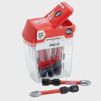 Milwaukee Shockwave PH2 Screwdriver Bits 50mm Pack of 10