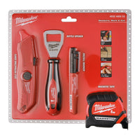 Milwaukee Knife, Measure, Marker & Opener 4 Piece 4932480553