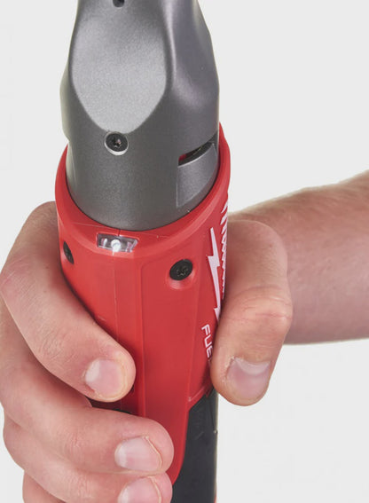 Milwaukee M12FIR38LR-0 12V FUEL Brushless Long Reach 3/8in Ratchet with 2 x 2.0Ah Batteries & Charger