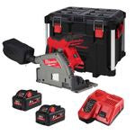 Milwaukee M18FPS55-552P 18V Fuel Brushless 165mm Plunge Saw with 2 x 5.5Ah Battery 4933478779