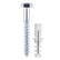 Timco Coach Screw and Nylon Plugs 6 x 60mm Pack of 2 0660CSCNP