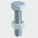 Timco 12 x 100 mm Hex Set & Hex Nut BZP M12 (10/TimBag) 12100SNZB