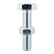 Timco 10 x 70 mm Hex Set & Hex Nut BZP M10 (20/TimBag) 1070SNZB