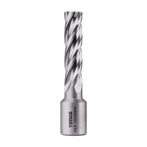 Timco 13 x 50 mm Addax HSS M2 Broaching Cutter Long Titanium-Aluminium Nitride Coating BCL13