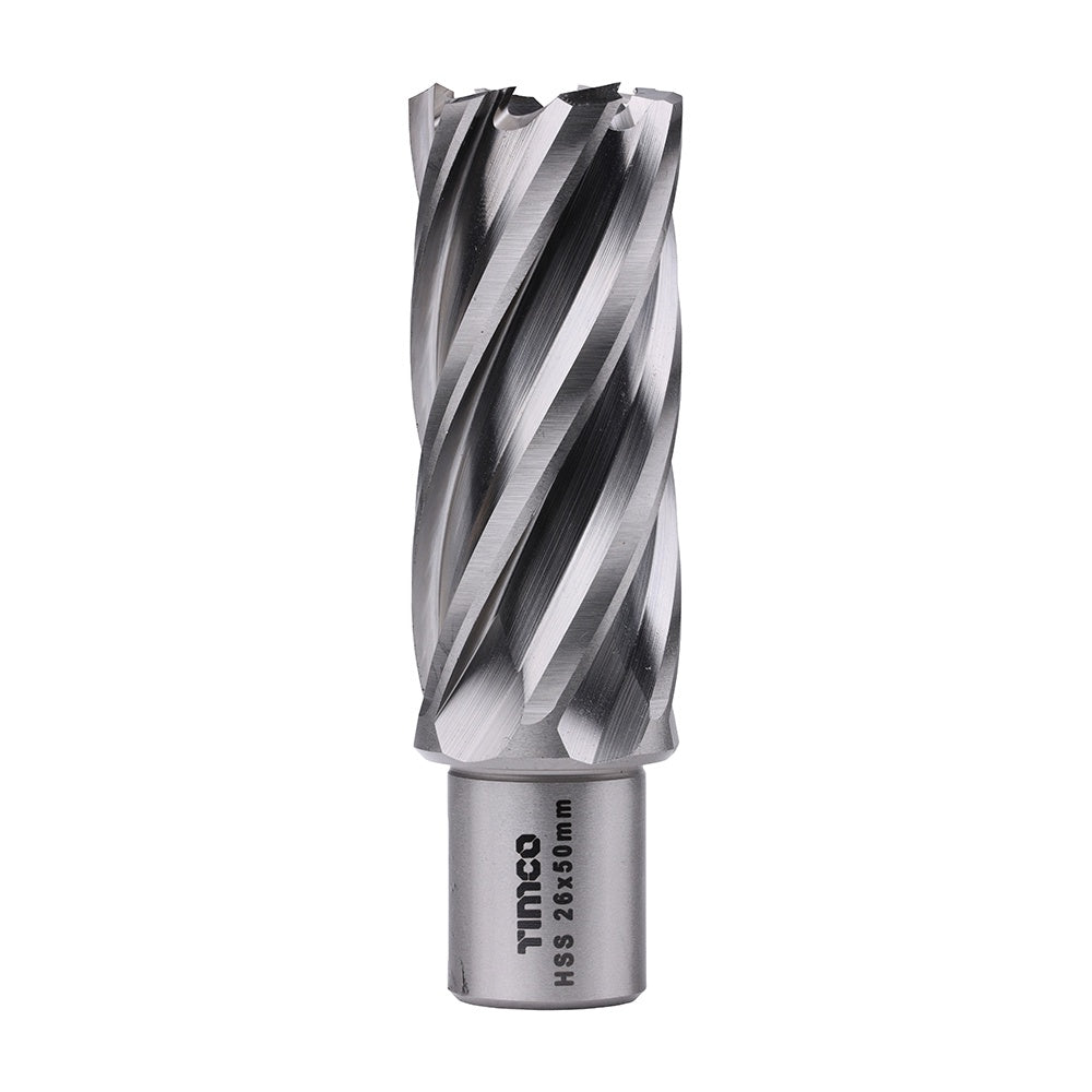 Timco 26 x 50 mm Addax HSS M2 Broaching Cutter Long Titanium-Aluminium Nitride Coating BCL26