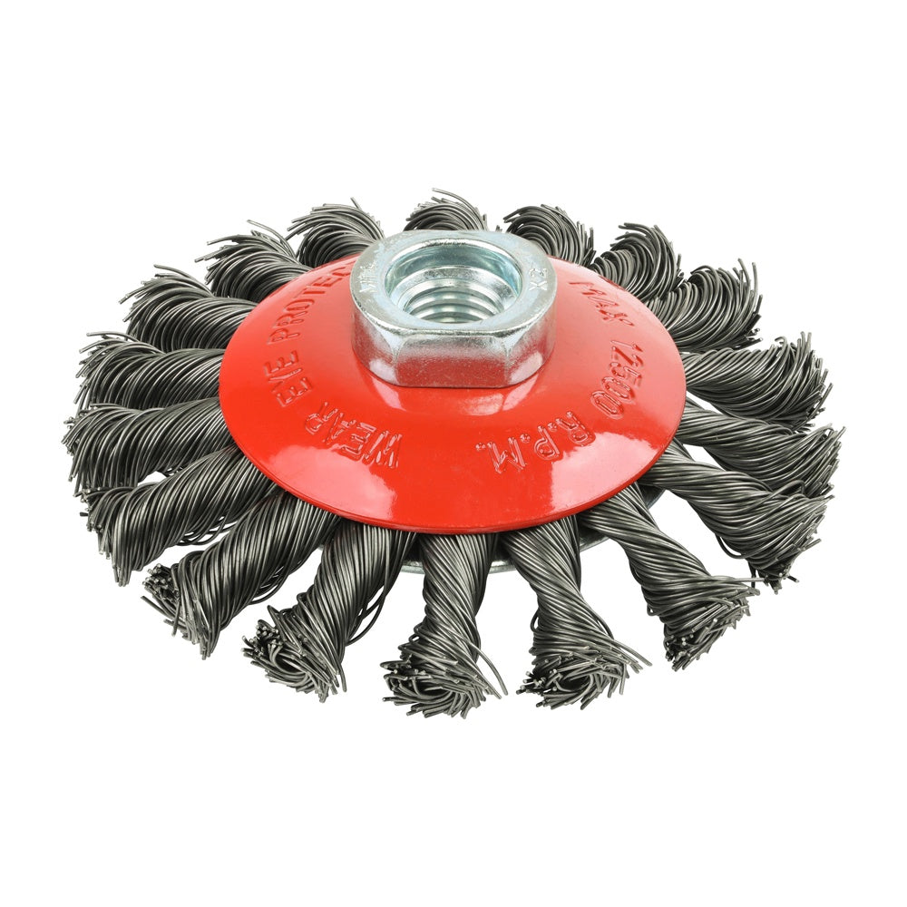 Timco M14 Threaded Bevel Brush Twist 100mm 100TBT