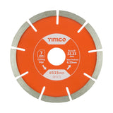 Timco 115mm Segmented Mortar Raking Diamond Blade MRE115