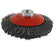 Timco 115mm Angle Grinder Bevel Brush Crimped Steel Wire Threaded 115TBC