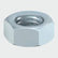 Timco Hexagonal Full Nut (DIN 934) Zinc M10 BZP (130/TimBag) 10HNUTZB
