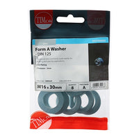 Timco Form A Washer (DIN 125) Zinc M16 (8/Timpac) 16WHAZP