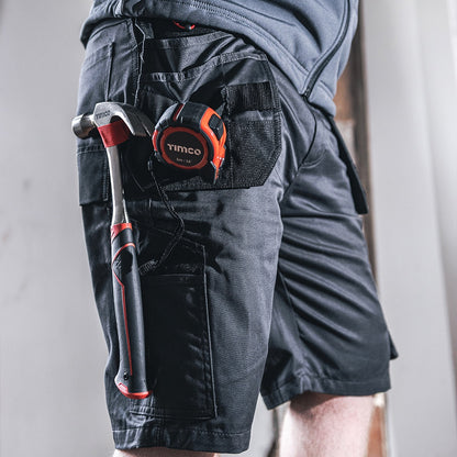 Timco W32 Workman Multi-purpose work Shorts Grey/Black WSGBK32