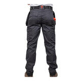 Timco W32 L30 Workman Multi-Purpose Work Trousers Grey/Black WTGBK3230