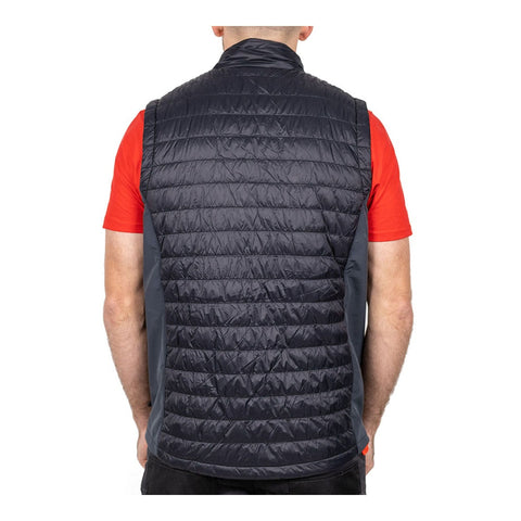 Timco Padded Bodywarmer Grey/Black Front zip Soft Line Collar Large PB1101L