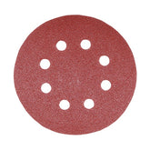 Timco Addax 150mm Mixed Random Orbital Sanding Discs Reding Discs Red 231859